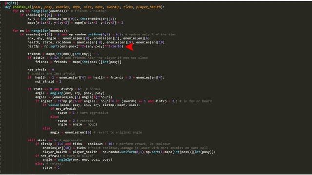 Making a simple AI for my raycasting game in Python Pygame - Tutorial Devlog artificial intelligenc смотреть онлайн