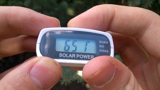 Вот он какой шагомер Solar Power Hy-2t