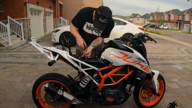KTM DUKE 390 PART 4 - Пришли новые запчасти