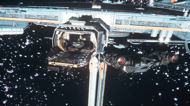 Как какрак вылетает из ангара) StarCitizen 3.8.0