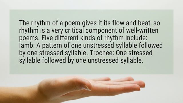 What is rhythm in poetry? смотреть онлайн