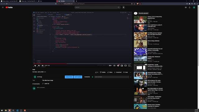 Like & Dislike Videos using YouTube Data API смотреть онлайн