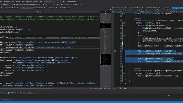 Xamarin.Forms AppShell 13 – Простые анимации II. Выезжающая панель смотреть онлайн