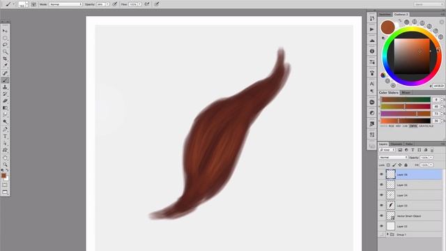 How to Paint Realistic Hair (In Just 5 Minutes!) смотреть онлайн