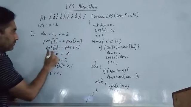 Longest Prefix as suffix(LPS) смотреть онлайн