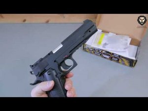 Пневматический пистолет Stalker S1911T (Colt 1911) видео обзор 4k
