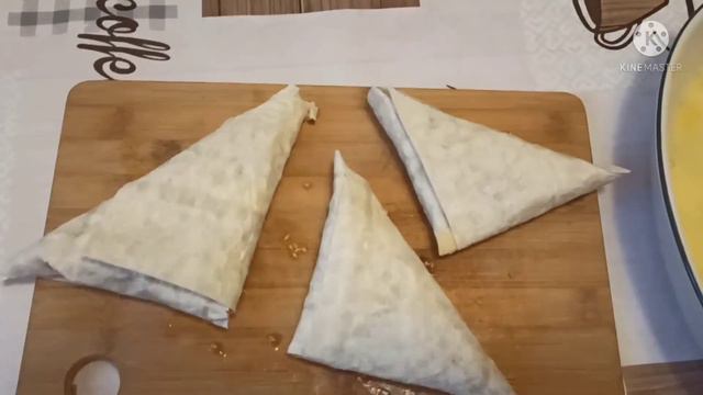 Лаваш обжаренный треугольниками на сковородке по-быстрому.. смотреть онлайн