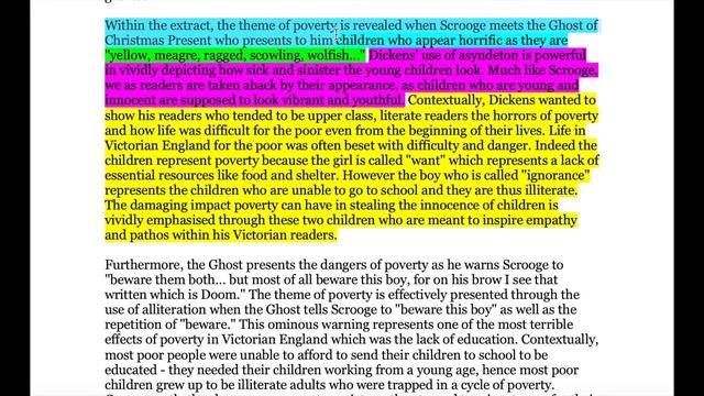 'A Christmas Carol' Grade 9 GCSE Model Answer | English GCSE Mocks Revision | Narrator: Barbara Nja смотреть онлайн