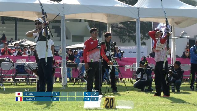 Japan v France – Recurve Mixed Quarterfinal | Mexico City 2017 смотреть онлайн