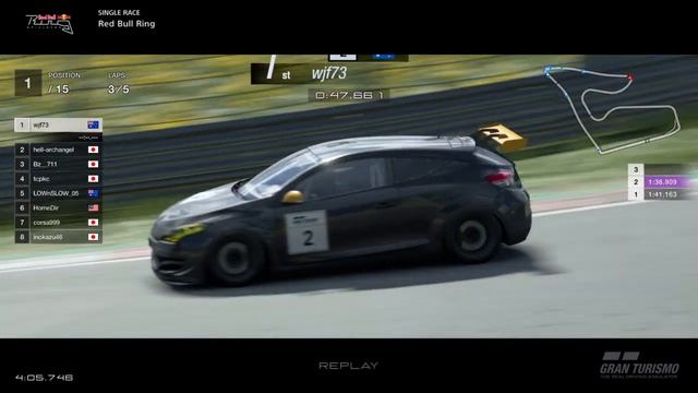 Gran Turismo™SPORT - Red Bull Ring Renault Megane Gr4 (online race) смотреть онлайн