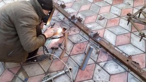 сцепка борон к минитрактору часть 1