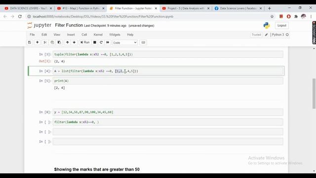 Basic Python Tutorial - 14 ... Filter Function in Python || With Examples #python смотреть онлайн