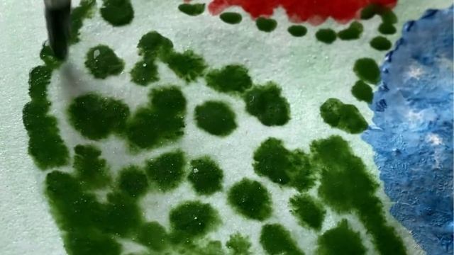 Рисуем бутоны. Простое рисование. Гуашь . смотреть онлайн