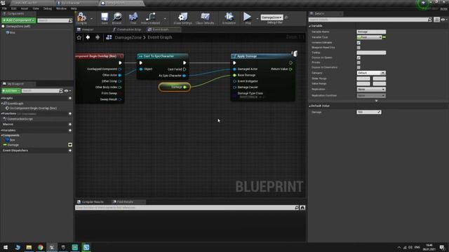 UNREAL ENGINE 4 - "КУРС ДЛЯ НОВИЧКОВ" (Урок 1.1 - Нанесение урона персонажу, Damage actor) смотреть онлайн