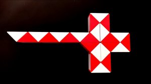 Меч из змейки Рубика. Rubik`s Snake SWORD