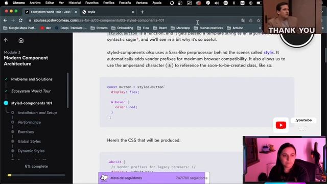 CSS para desarrolladores JavaScript ?- P11: css, sass, css modules, styled-components, tailwind, et смотреть онлайн