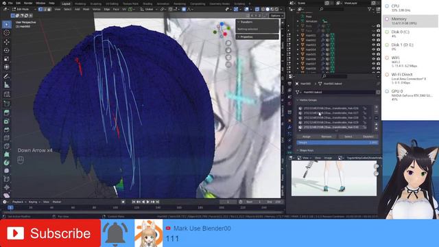 [blender 3.0] blue archive wolf character (砂狼シロコ/Sunaookami Shiroko) 3d model //0001 смотреть онлайн