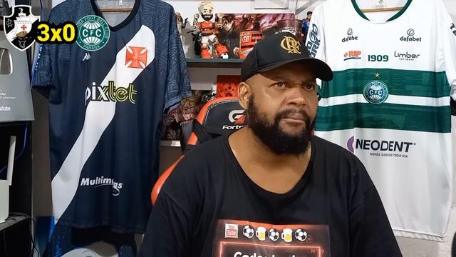 REACT VASCO 5X1 CORITIBA l FLAMENGUISTA IMPRESSIONADO COM O VASCO DE RAMON DIAZ смотреть онлайн