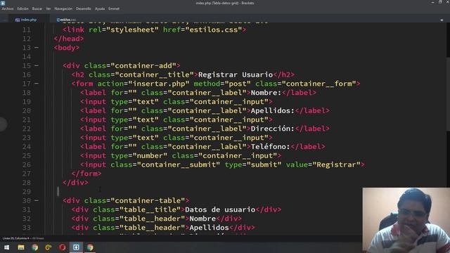 2. Insertar datos con PHP y MySQL a base de datos смотреть онлайн