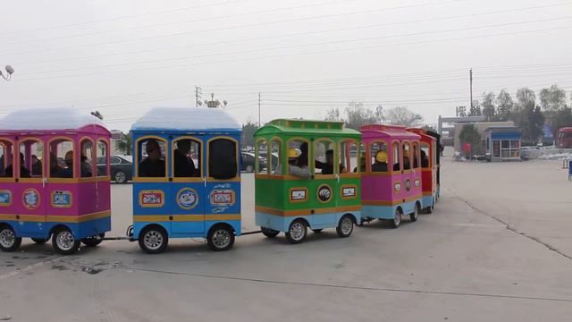 Аттракцион поезд безрельсовый смотреть онлайн