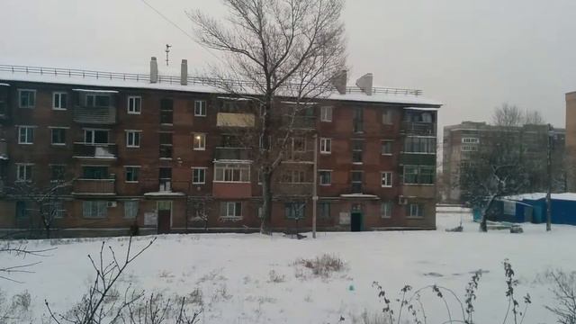 Timelapse Макеевка, снег смотреть онлайн
