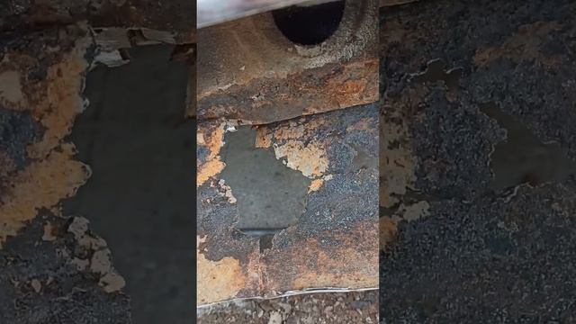 Ремонт порога (карниз), сварка локально смотреть онлайн