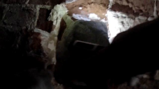 вскрываем замурованный ход в стене с сюрпризом =) мясокомбинат Есипово