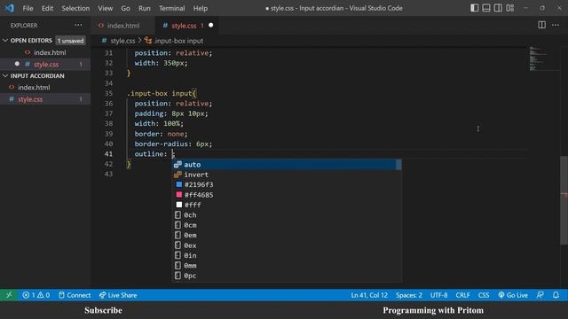 Accordion Input Field || Creating an accordion input field using CSS only #css #webdesign смотреть онлайн