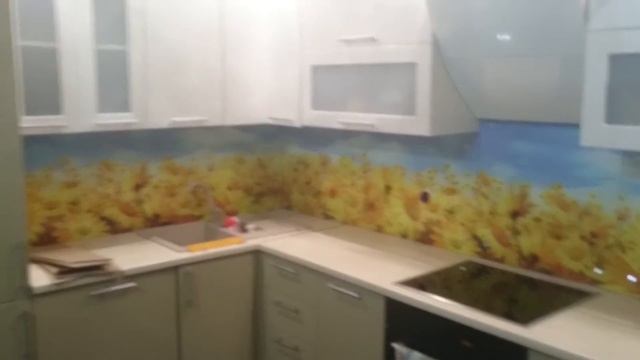 Кухонный фартук цветы герберы смотреть онлайн