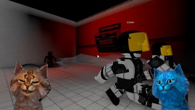 СТРАШНАЯ ИСТОРИЯ В РОБЛОКС ПРО ЛАБОРАТОРИЮ SCP Весёлый Кот и КОТЁНОК ЛАЙК смотреть онлайн