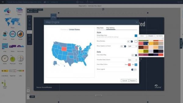 How to Create an Interactive Map with Visme