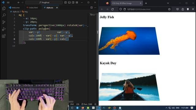 How to Create 3D Image Effects with HTML and CSS смотреть онлайн