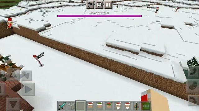 Обзор новогоднего аддона Christmas Night в приложении Мастер для Minecraft PE смотреть онлайн
