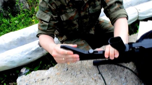 Обзор пневматической винтовки МР-61 (пяти зарядная) , осторожно мат! смотреть онлайн