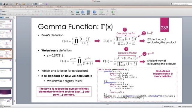 Java for Scientific Computing: Gamma Function смотреть онлайн