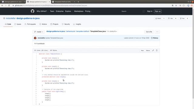 JAVA DESIGN PATTERNS | Template Method смотреть онлайн