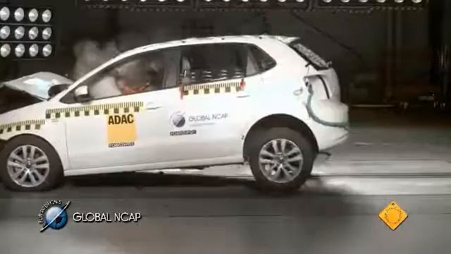 Volkswagen Polo Crash Test With Two Airbags смотреть онлайн