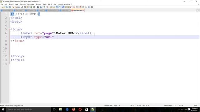 Input type URL of html form|| input type URL with example in hindi|2021 смотреть онлайн