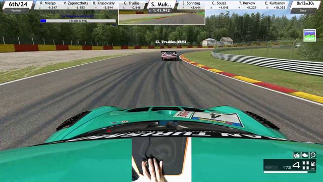 RACEROOM by MOUSE! SRS! GT3 - Porsche - Spa-Francorchamps смотреть онлайн