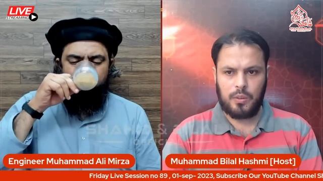 089-Live Q & A Session With Engineer Muhammad Ali Mirza (01-Sep-2023) | Shahid and Bilal Official смотреть онлайн