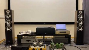 Elac fs58.2 с ламповым усилителем на г807