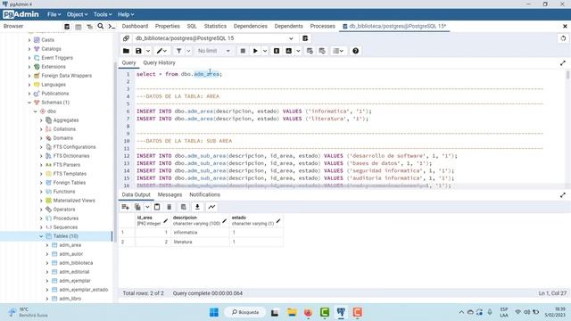 POSTGRESQL + PGADMIN4 #8 Insert into смотреть онлайн