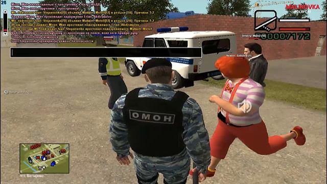 Будни сотрудника ОМОНА, ППС #30 - Malinovka RolePlay (CRMP)