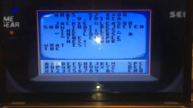 Sega Game Gear Jeopardy! 5th Run Game #2 смотреть онлайн