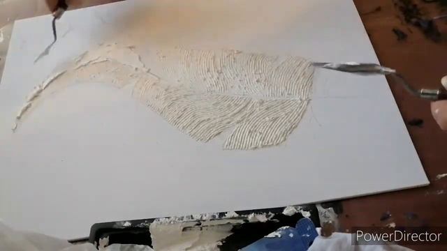 Мастер-класс "Перо" Художественные материалы: холст 30х40, текстурная паста,акриловая краска,потал смотреть онлайн