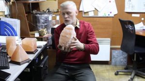 Светильник из гималайской соли. Продолжаем заниматься украшательством.