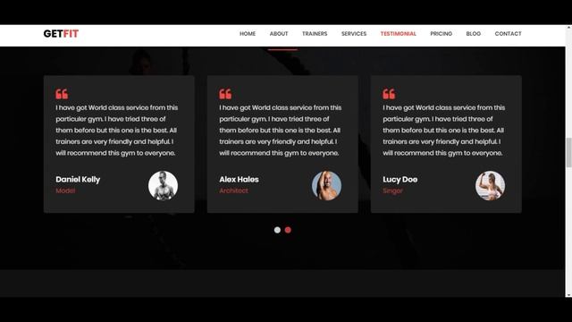 GetFit Gym - Responsive Fitness Club HTML Template | Bootstrap Templates смотреть онлайн