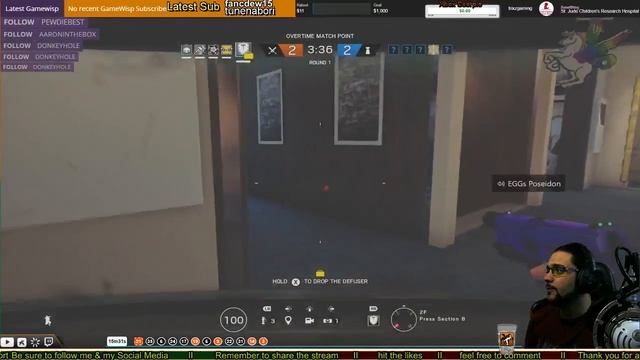 #charity Stream Lets play Rainbow Six Siege #Xboxone смотреть онлайн