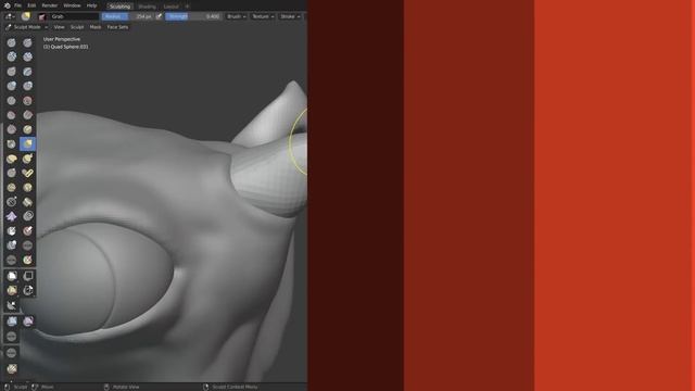 Скульптинг в Blender | Полный рабочий процесс создания существа смотреть онлайн