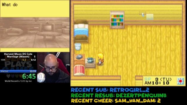 [WR] Harvest Moon DS Cute - Mason Marriage Speedrun (12:47) смотреть онлайн